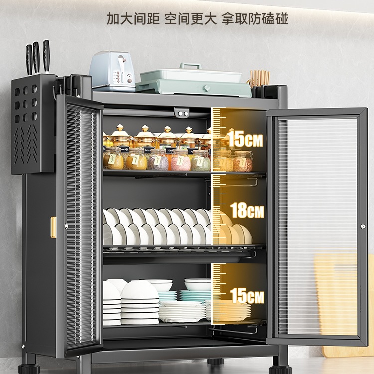 Estante de almacenamiento de platos de cocina caja de almacenamiento de encimera para platos y palillos domésticos estante de almacenamiento de artículos armario de drenaje multifuncional