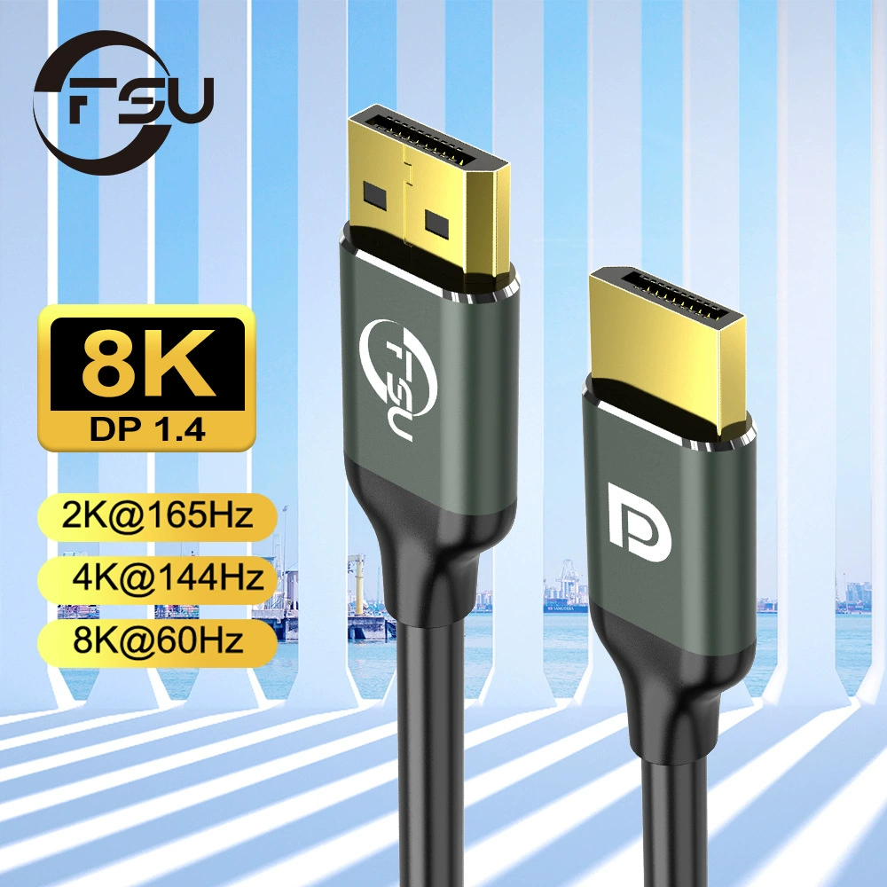 DP кабель версия 1.4 4K/144Hz 2K/165 данные 8K@60Hz соединение совместим с дисплеем DP HD кабель