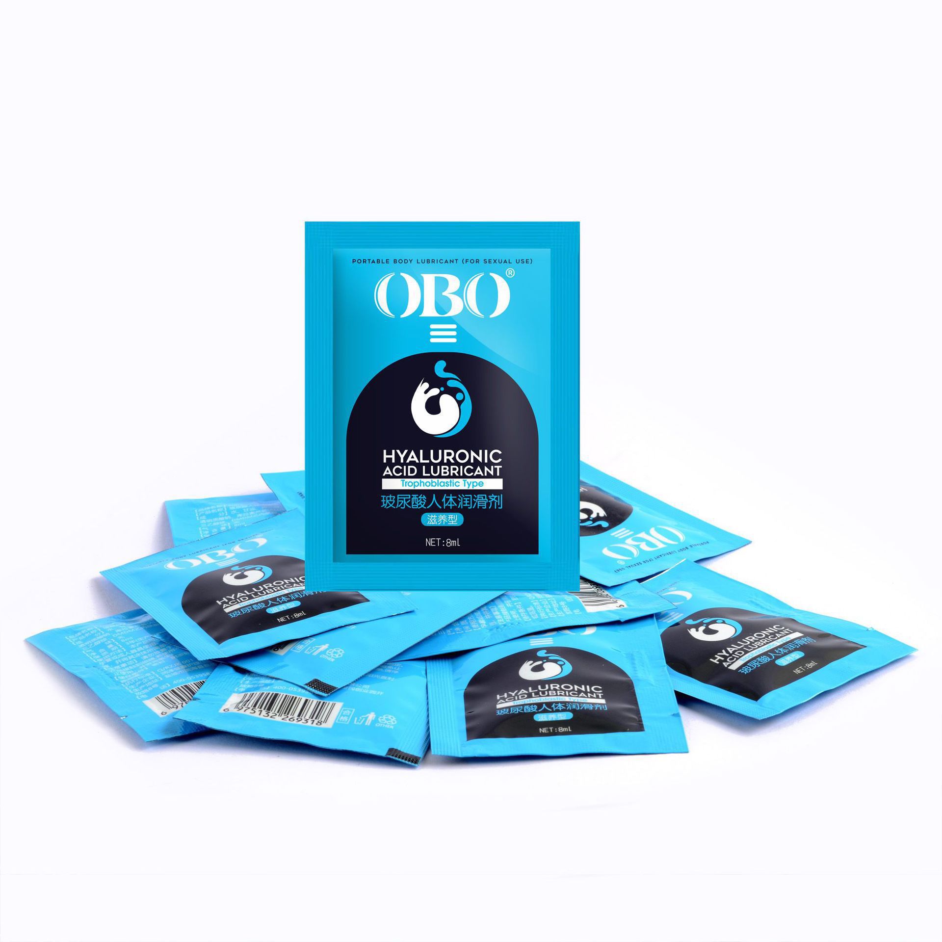 Lubricante OBO, lubricante para el cuerpo humano, bolsa de 8ml, lubricante de ácido hialurónico, artículos para adultos, artículos de diversión, pequeños regalos