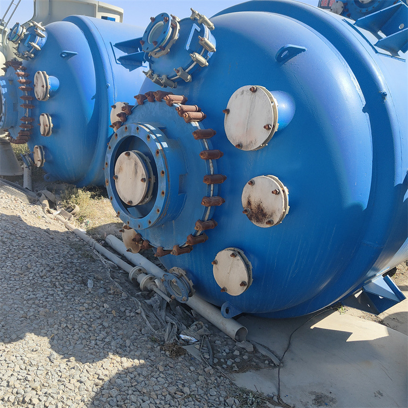 供应二手搪瓷反应釜  化工加热搅拌釜  工业真空反应设备