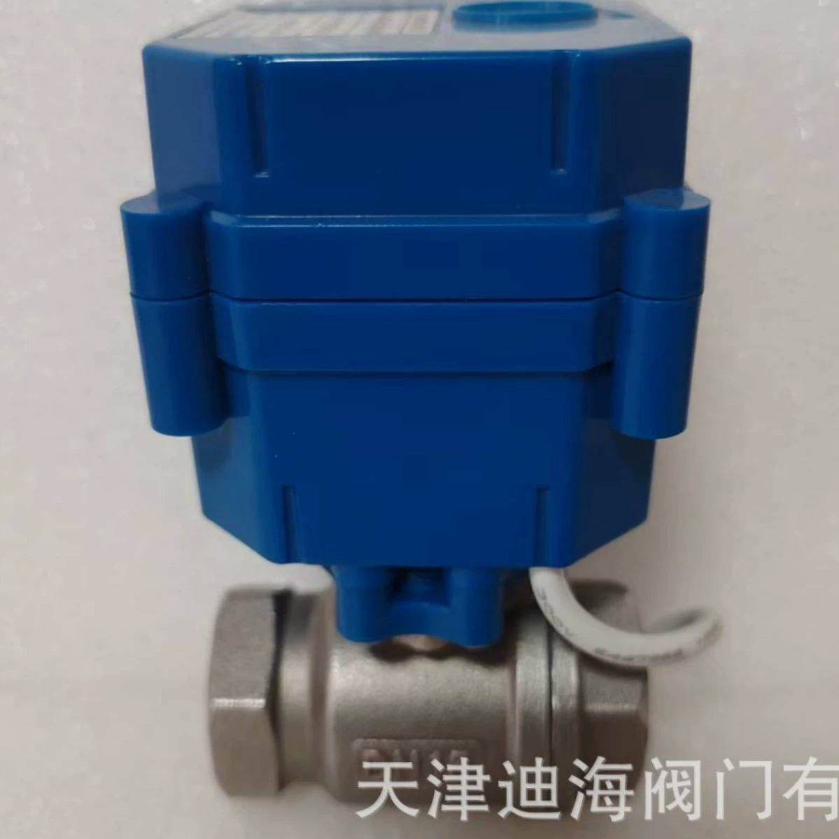 DN15 4-точечный микроприводной шаровой клапан из нержавеющей стали 304, DC5V 12V 24V, три провода, одно управление, три провода, два управления