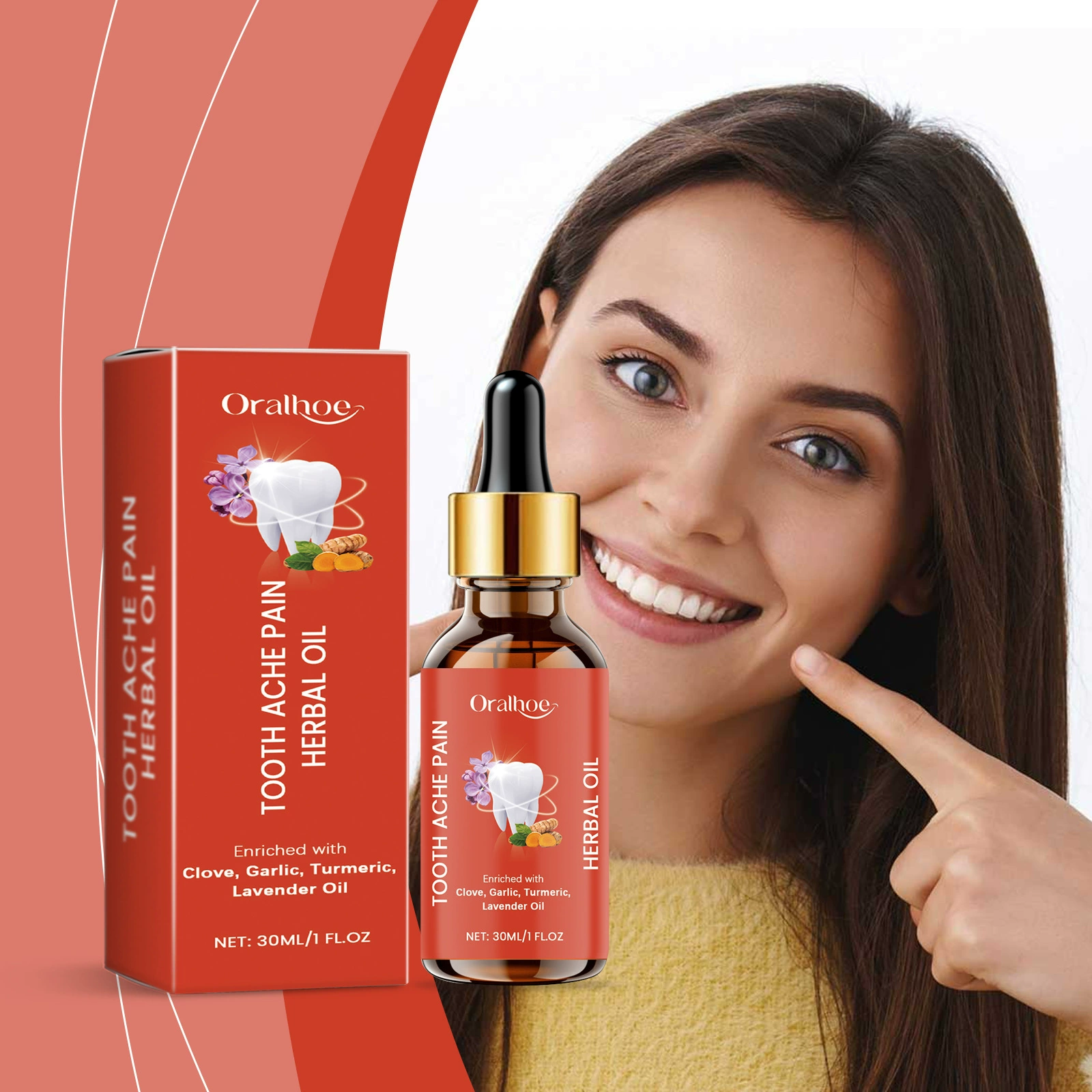 ORALHOE травяной уход за зубами эссенция нежный уход за полостью рта, зубы, десны прохладные, удобные, натуральные и свежие