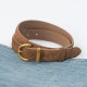 Suede Women's Belt Genuine Leather Decorative Skirt Belt Retro Cowhide Black Ins Style Jeans Cross-border Hair