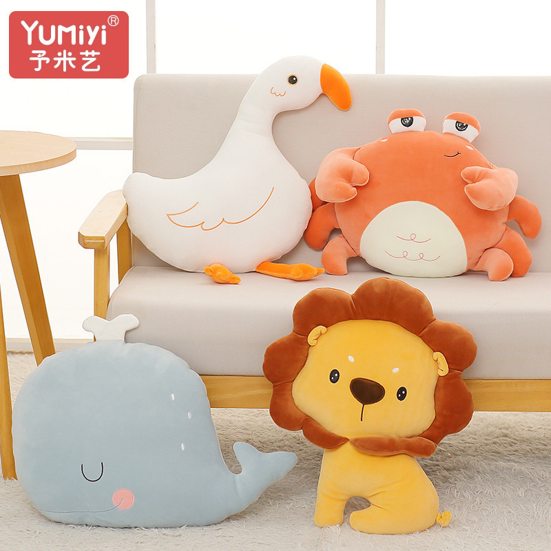 Crab Plush Toy Bed Doll to Accompany You to Sleep Doll Ins Popular Pillow Doll Lazy Pillow Soft and Cute Crab Plush Toy Bed Doll to Accompany You to Sleep Doll Ins Popular Pillow Doll Lazy Pillow Soft and Cute