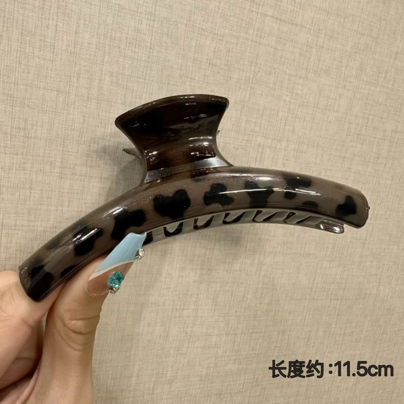 日系高级可爱い透白ポイントファッション多発甘い量大きいサイズ后头部サメ少女ヘアクリップ髪饰り|undefined