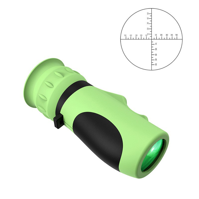 源头工厂8*21单筒望远镜高清高倍带十字刻度板户外袖珍单筒望眼镜