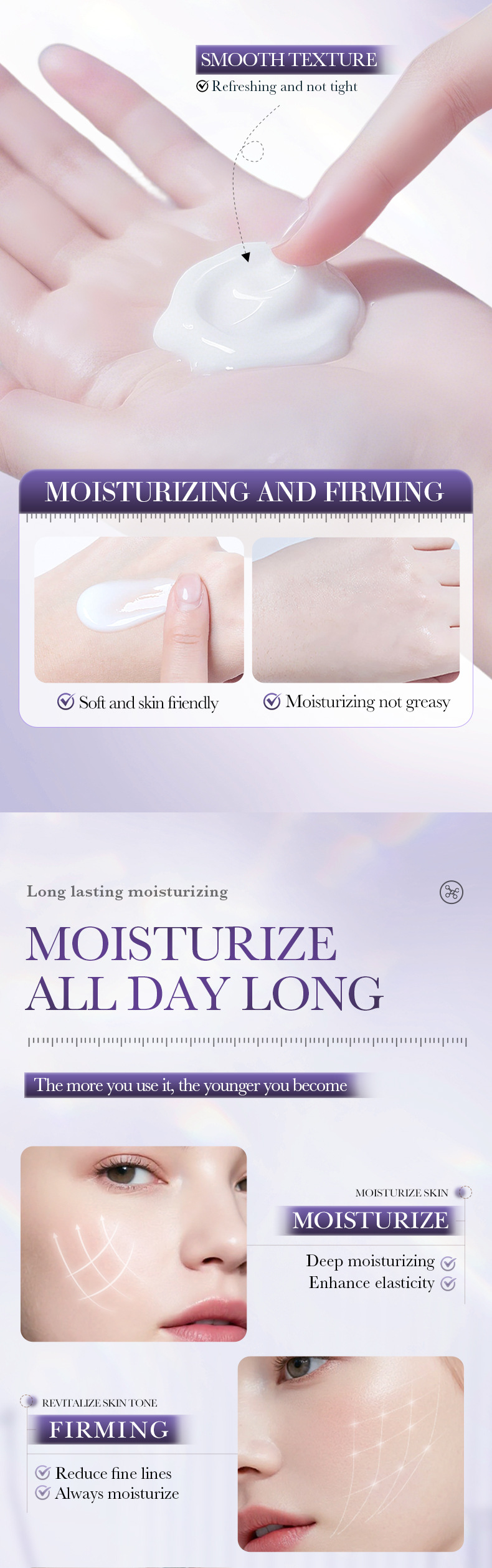 BIOAOUA Recombinant Type III Collagen Moisturizing Cream, Moisturizing Cream 50ml_voghion.com