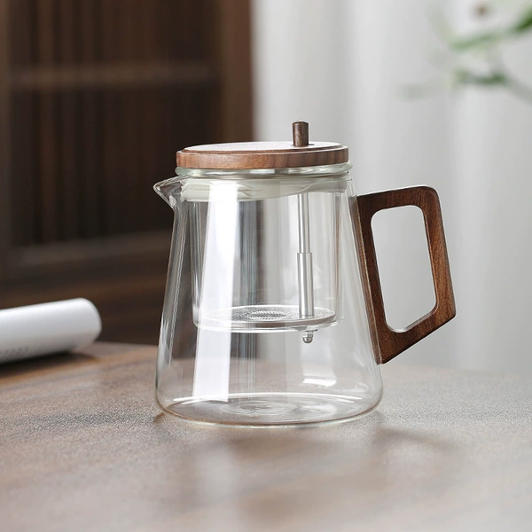 Transparent square handle