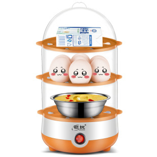 Breakfast large-capacity egg cooker automatic power-off anti-dry mini egg steamer factory commercial supply wholesale