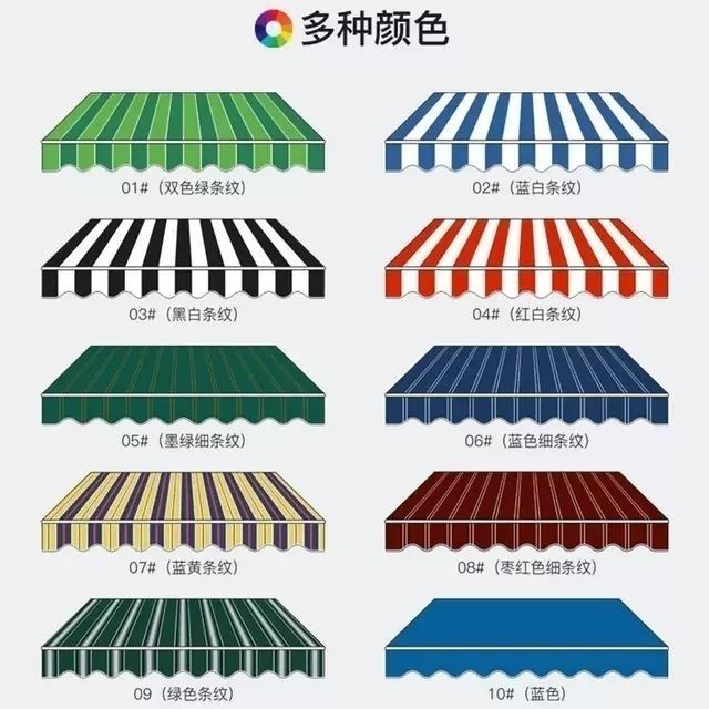 New thickened retractable sunshade canopy with replaceable fabric, sun and rain protection tarpaulin, outdoor canopy fabric, sun-proof and waterproof tarpaulin, single-layer fabric