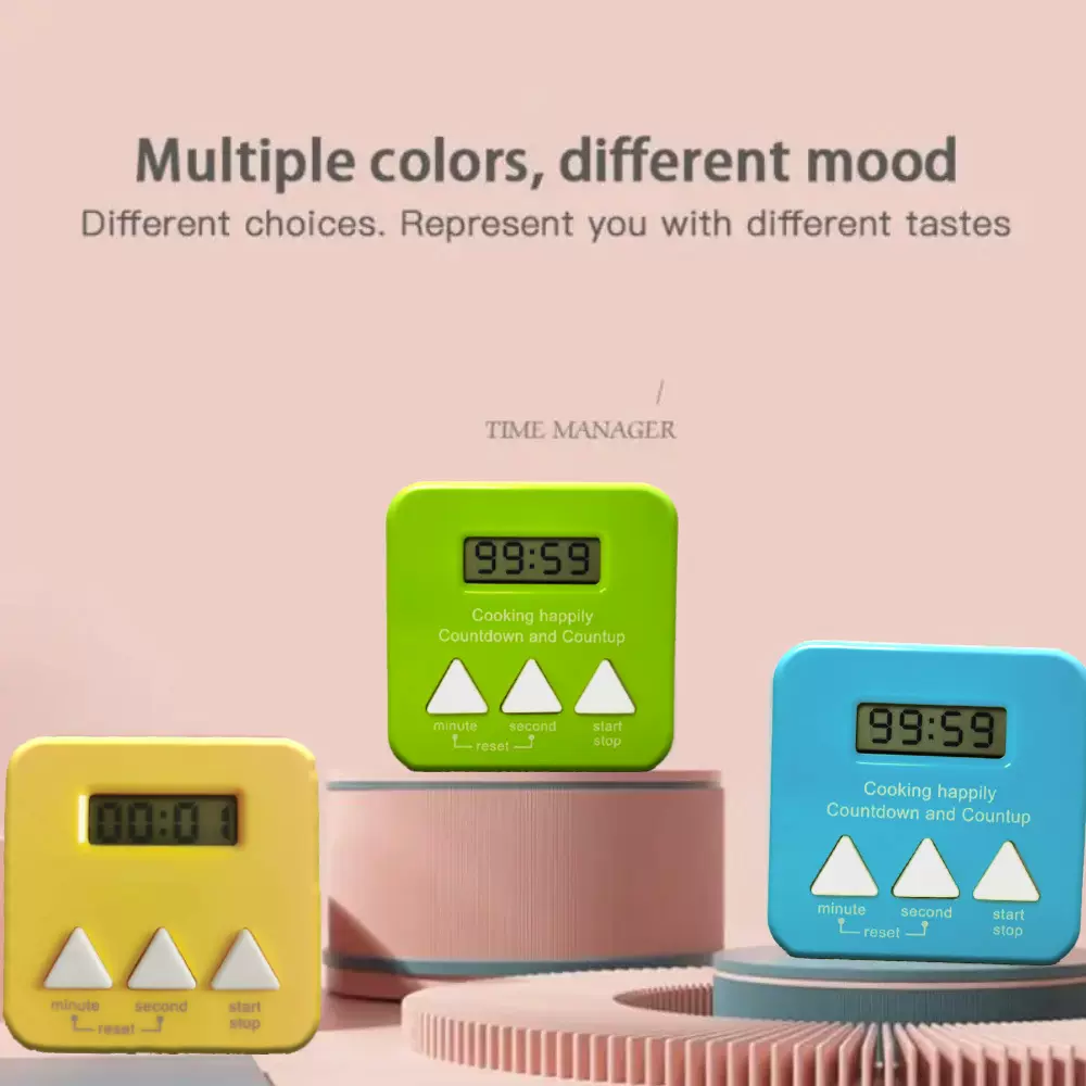 MINI冰箱磁吸式厨房定时器瑜珈健身计时计时器口袋定时家用多功能