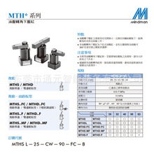 Mindman͉DMTHS-50-CCW-90-F/MTHS-50-CCW-90-FC/MF