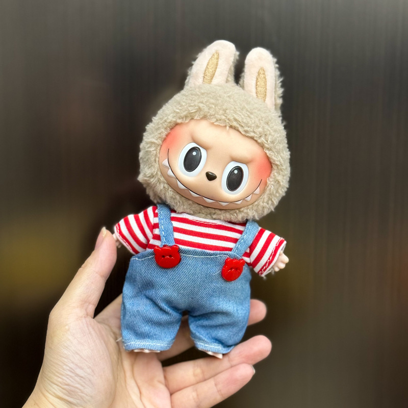 新しいかわいいシュガージェルフェイスラブブドレッシング帽子ペンダントぬいぐるみラブブ人形バッグペンダント|undefined