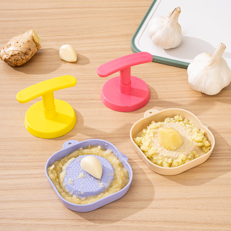 In-Stock Quick-Release Kitchen Multifunctional Manual Ginger and Garlic Grinder Manual Garlic Masher Garlic Crusher