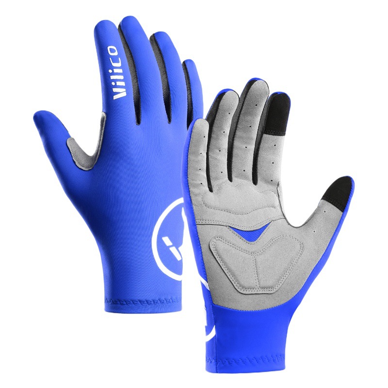 Vilico Outdoor Cycling Gloves for Men and Women, Touch Screen, Breathable, Non-Slip, Shock-Absorbing, Wear-Resistant, Full-Finger Sports Gloves in Stock