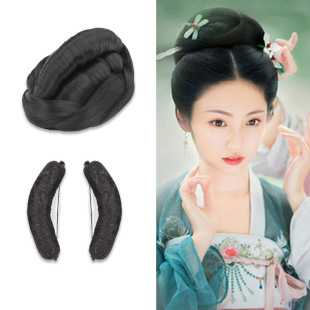 Ancient Style Wig Pad Hair Bag Hanfu Style Hair Bag Feitian Style Datang Ancient Imperial Concubine Hair Bag