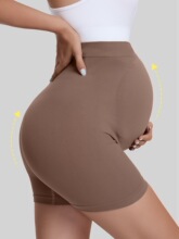 D 13446 Maternity High-Waist Yoga Shorts �и��٤�̿� �羳��