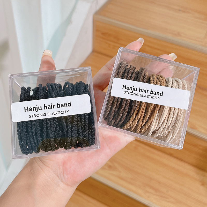 Anillo de cabello de alta sensibilidad 2022 nuevo cabello de cabello de cuero de mujer cubierta de cabello de banda de goma anillo de cabello Mori Xianmei