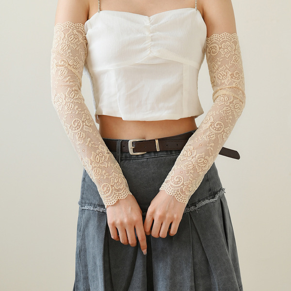 summer lace long sleeves