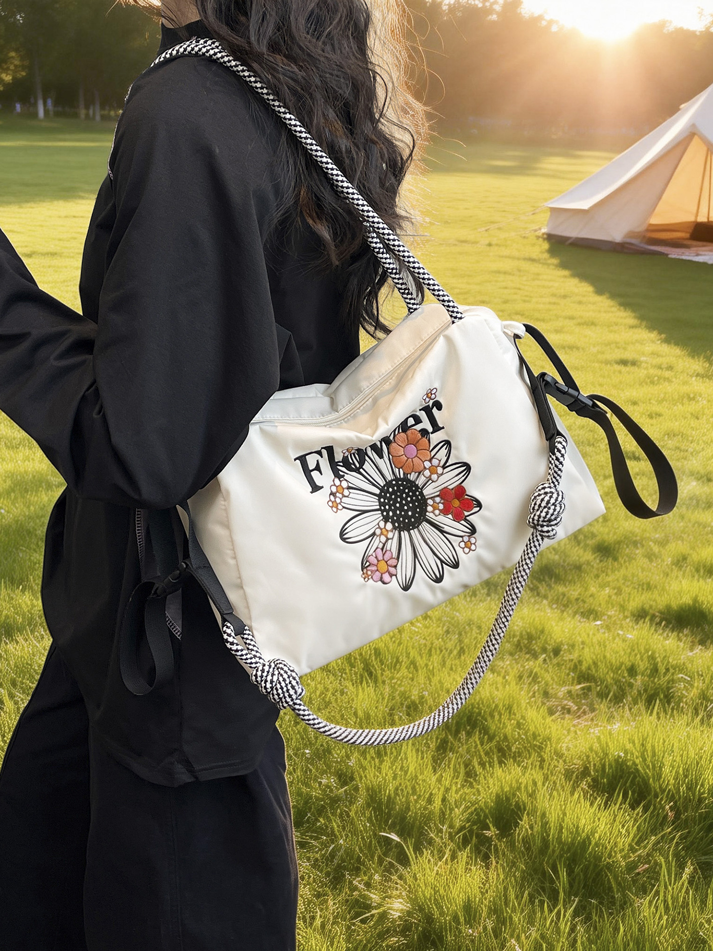 Fashionable trend handheld shopping bag