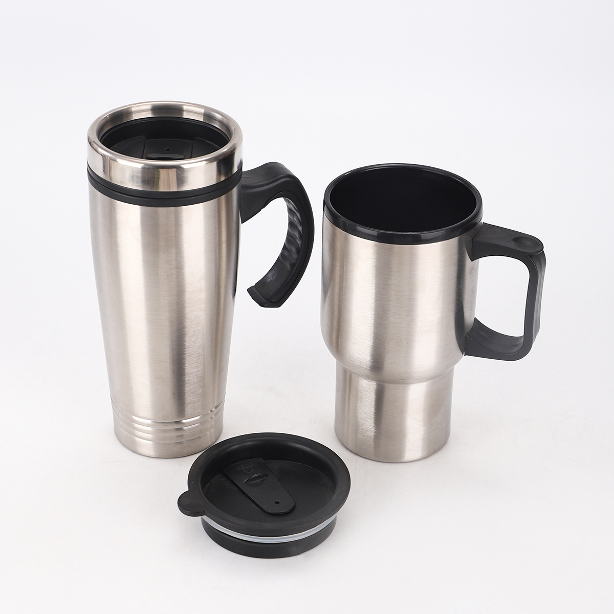 Cross-border 304 taza de aislamiento al vacío de acero inoxidable con mango taza de hielo de gran capacidad taza de agua deportiva portátil al aire libre