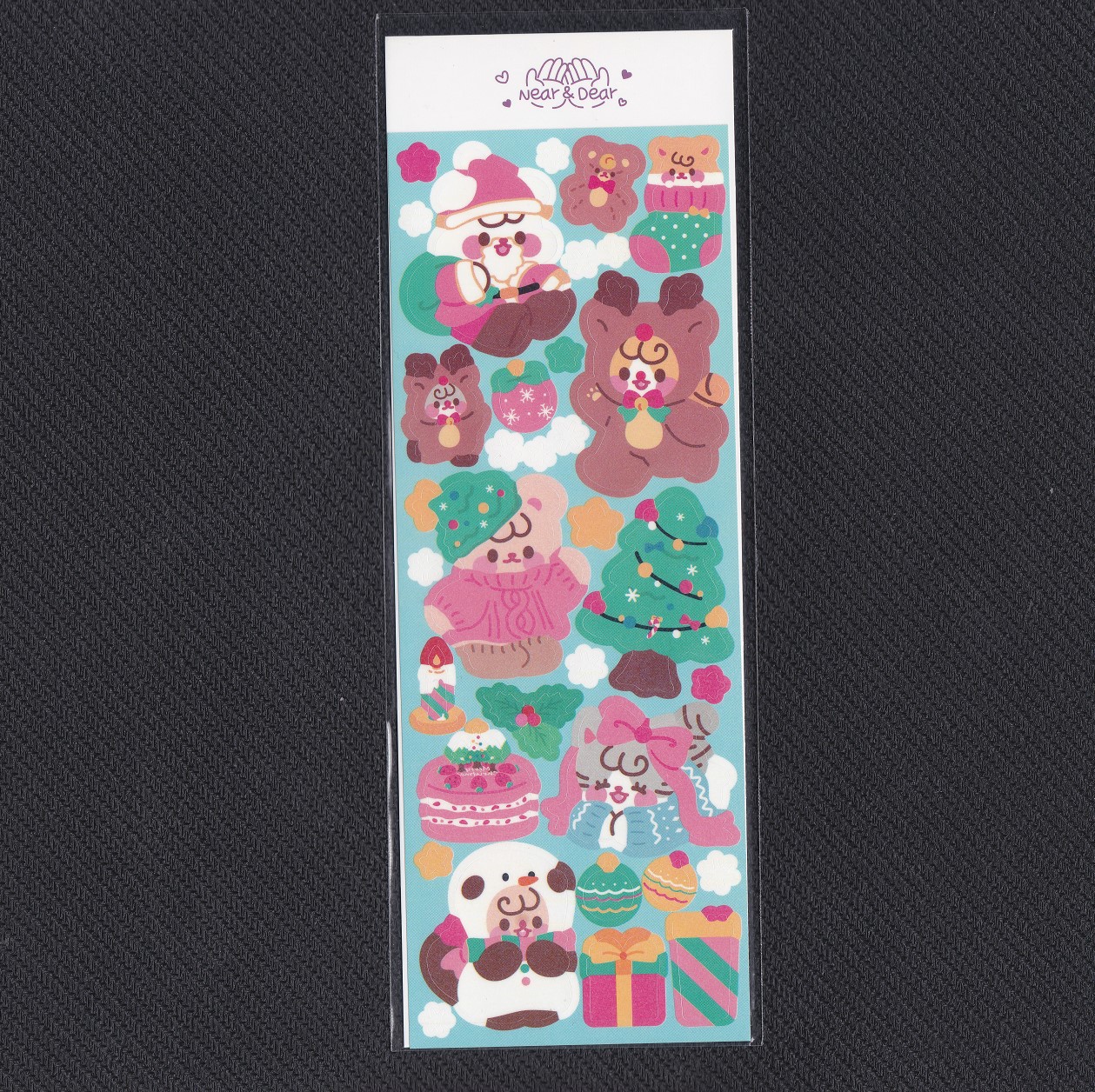 큰 핑크 크리스마스