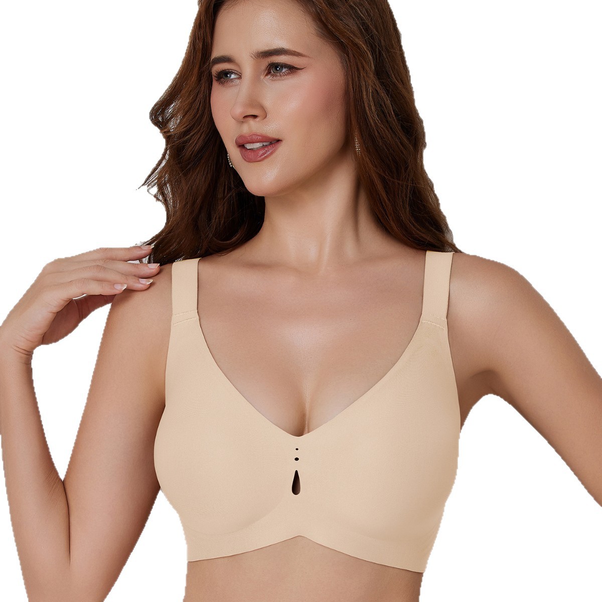 Estación independiente transfronteriza de Europa y Estados Unidos de Amazon explotó sin marcas sin anillo de acero bra diario de jalea bra de ropa interior de comercio exterior bra