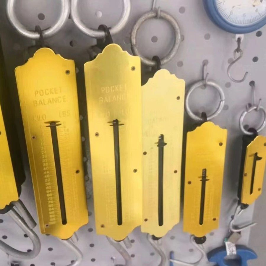 50 kg gancho de escala de Myanmar unidad de escala de resorte escala de mano escala de equipaje escala mecánica