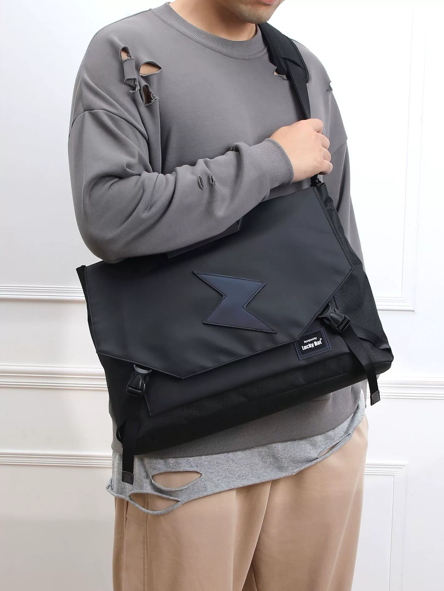 (Cross-border trading), handheld laptop, purse, shoulder bag, capacious one-shoulder bag for elementary school students, bag strap
