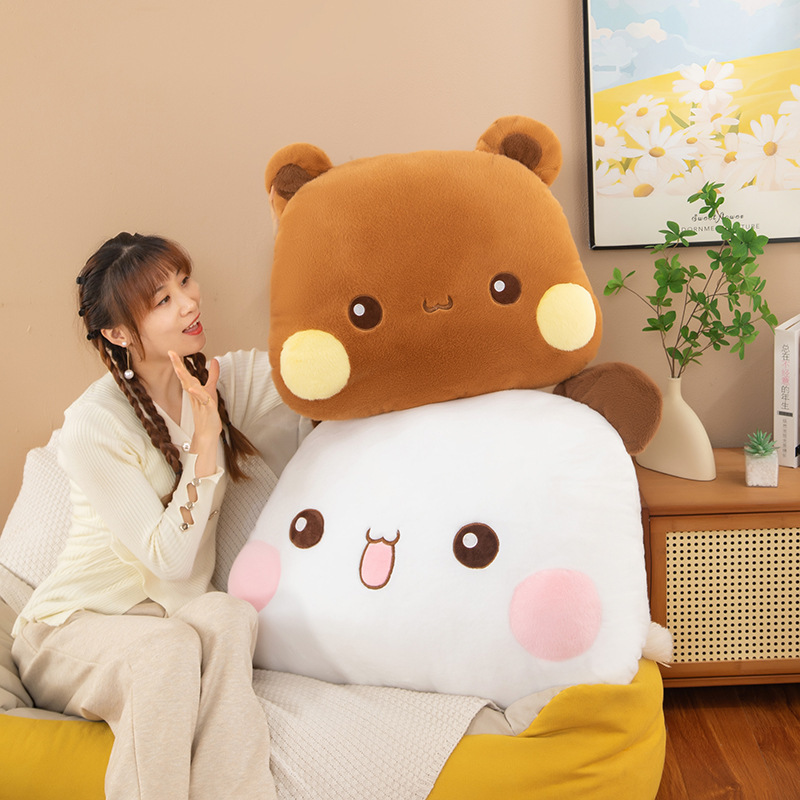 Yierbubu 多機能枕ぬいぐるみかわいい漫画クッションベッドサイドホーム枕ソフト大型人形|undefined