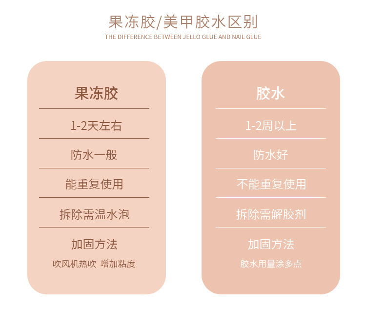 纯手工光疗美甲手绘爱心奶油白色亮片穿戴甲短梯可拆卸假指甲                                详情11