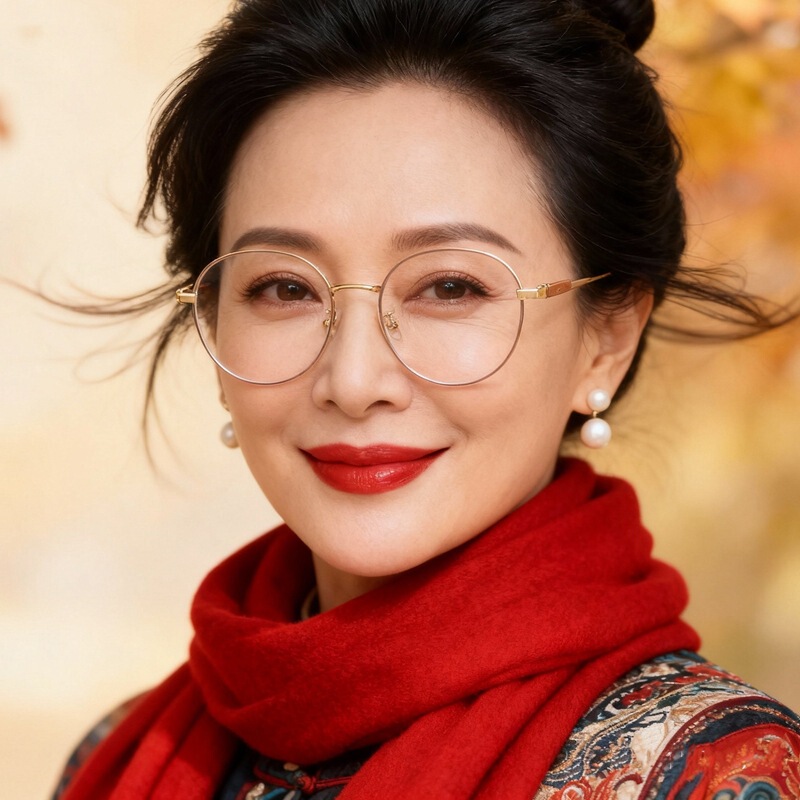 Reading Glasses with High Definition and Blue Light Protection, Fashionable for Middle-Aged and Elderly Women, Make You Look Younger, Suitable for Reading Small Print and Watching Videos Without Straining Your Eyes