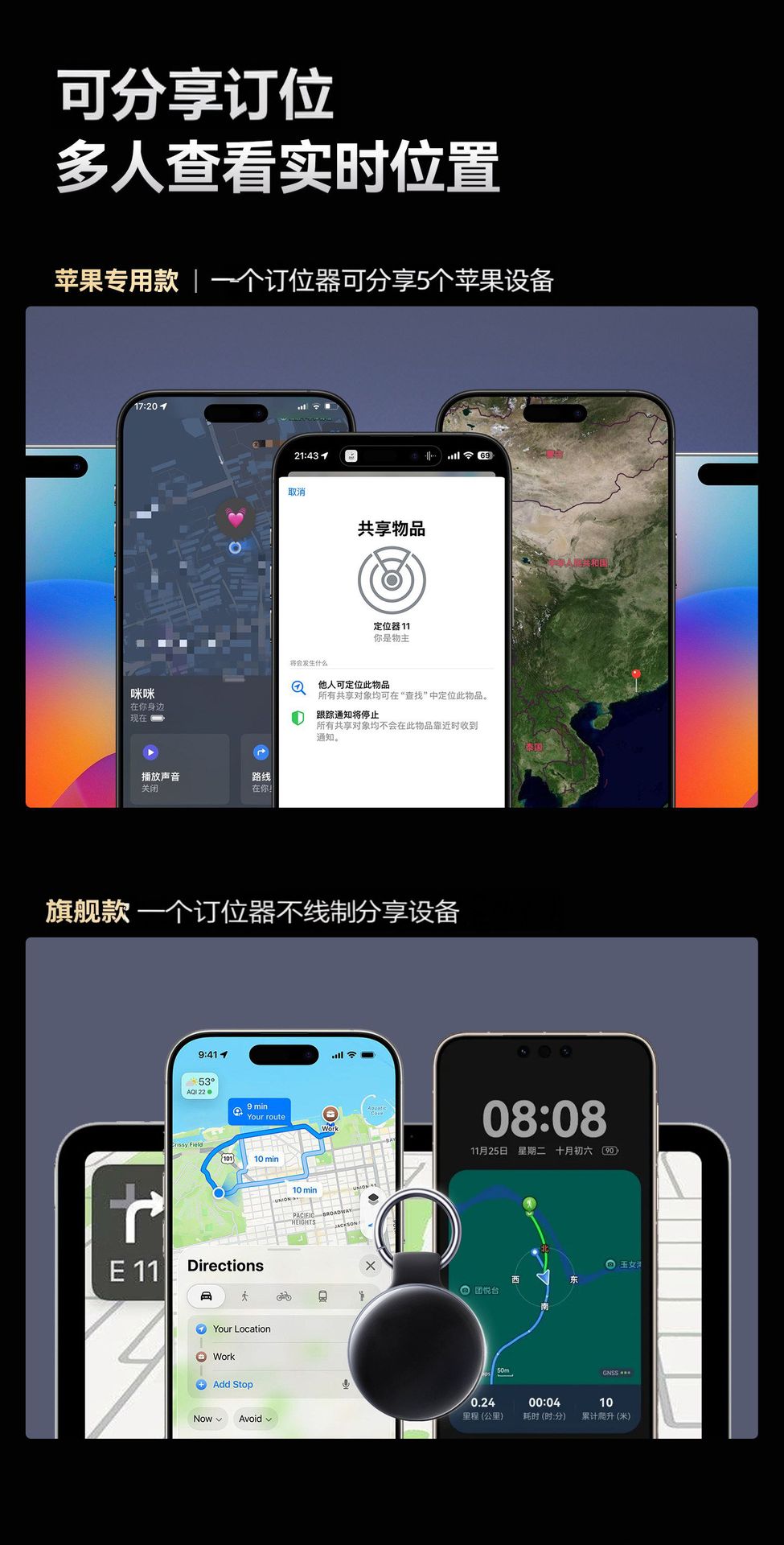 2026 Black Technology Magnetic Real-Time Precision Locator Beidou Gps Anti-Theft and Anti-Loss Device for the Elderly Tracking Device