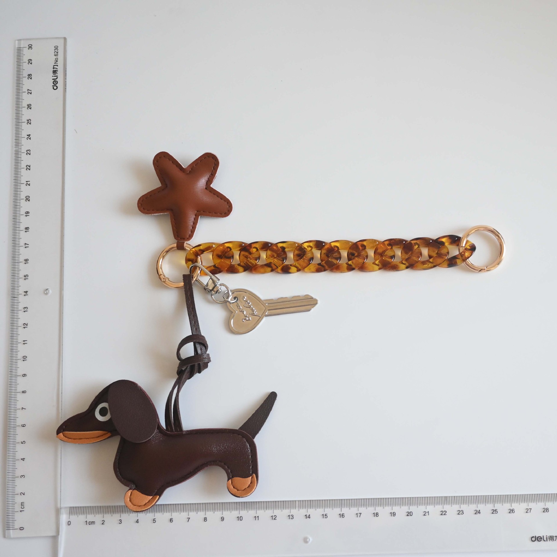 Bag, Dog Pattern 1 Piece Bag Dog Bag Pendant Keychain Pu Leather Unisex Cute Bag Pendant Keychain