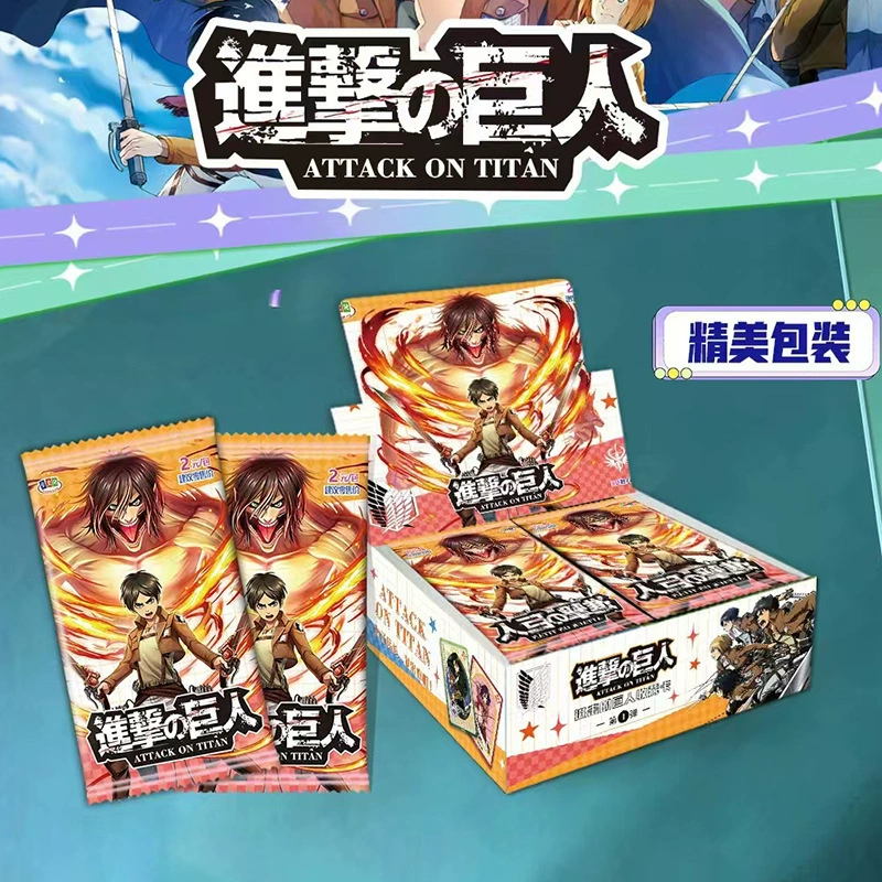 卡文化 Attack on Titan Card Hot Blooded Anime Collection Card Attack on Titan Deluxe Edition Card
