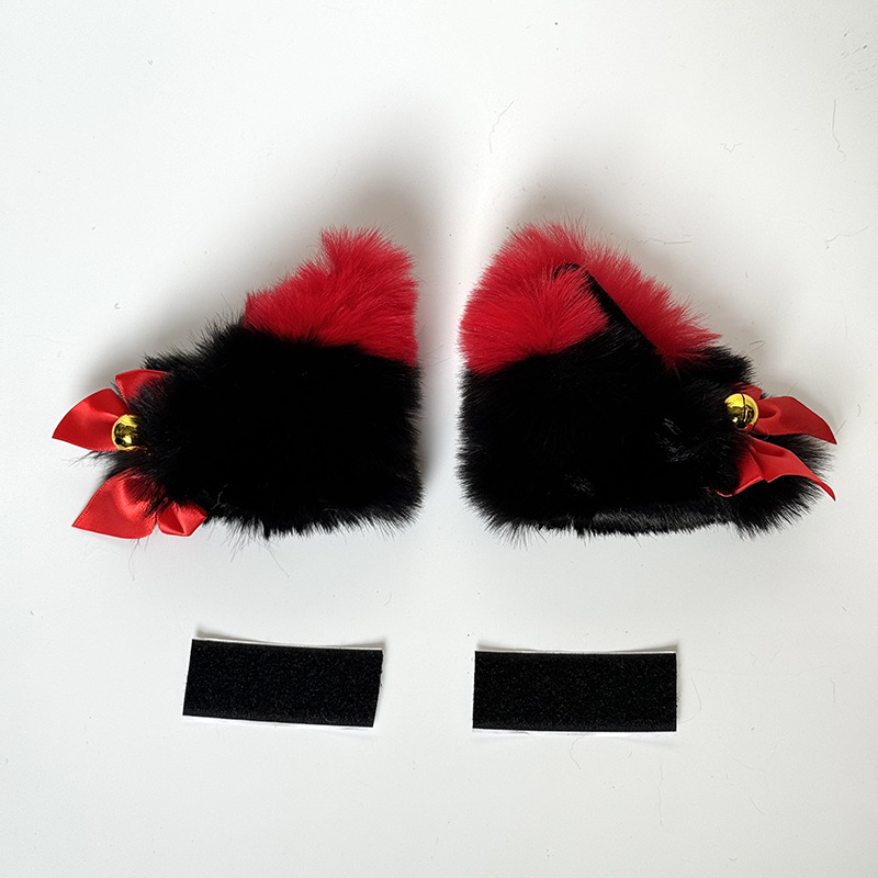 Universal, Universal Auto Parts and Accessories - gradient-with-bell-1-pair-black-red
