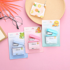 Desk office supplies binding machine set Morandi color binding machine set with wire remover, includes binding clips, wholesale