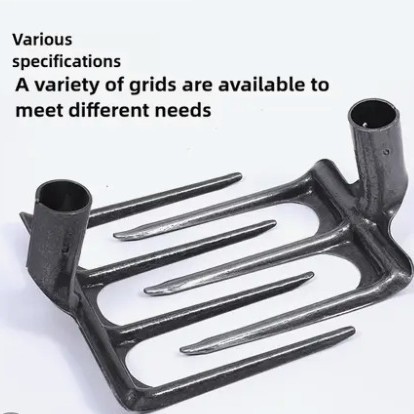 【跨境可代发】松土三齿抓钩锄头老款四齿叉户外开荒农具多功能全