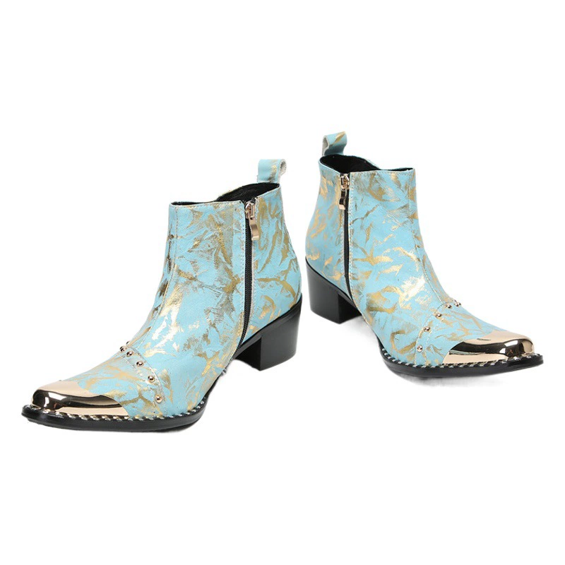 Ботинки Челси 2023 весенне-летние новые мужские ботинки из воловьей кожи, модные трендовые британские короткие сапоги, повседневные деловые мужские ботинки