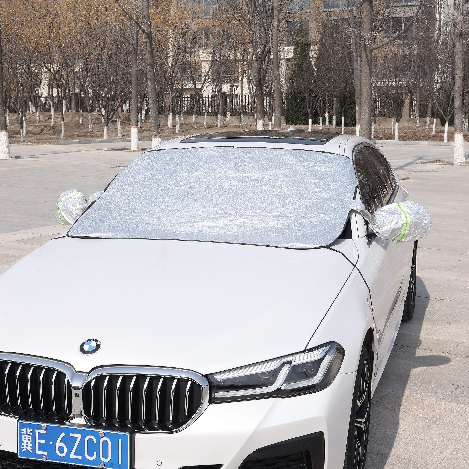 Car Sunshade, Front Windshield Sun Protection, Heat Insulation, Sunshade, Front Windshield Sunshade, Snow Protection, Car Cover, Car Curtain