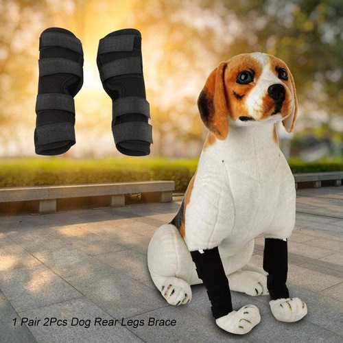 Dog Knee Guards Pet Dog Leg Wraps Protective Knee and Elbow Leg Guards Anti-Licking Suit Protective Feet Magic Straps Factory Direct Sale