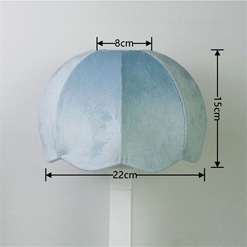 Estilo europeo creativo tela de lana lámpara de mesa sombra Hotel B & B dormitorio Lámpara decorativa accesorios lámparas de iluminación