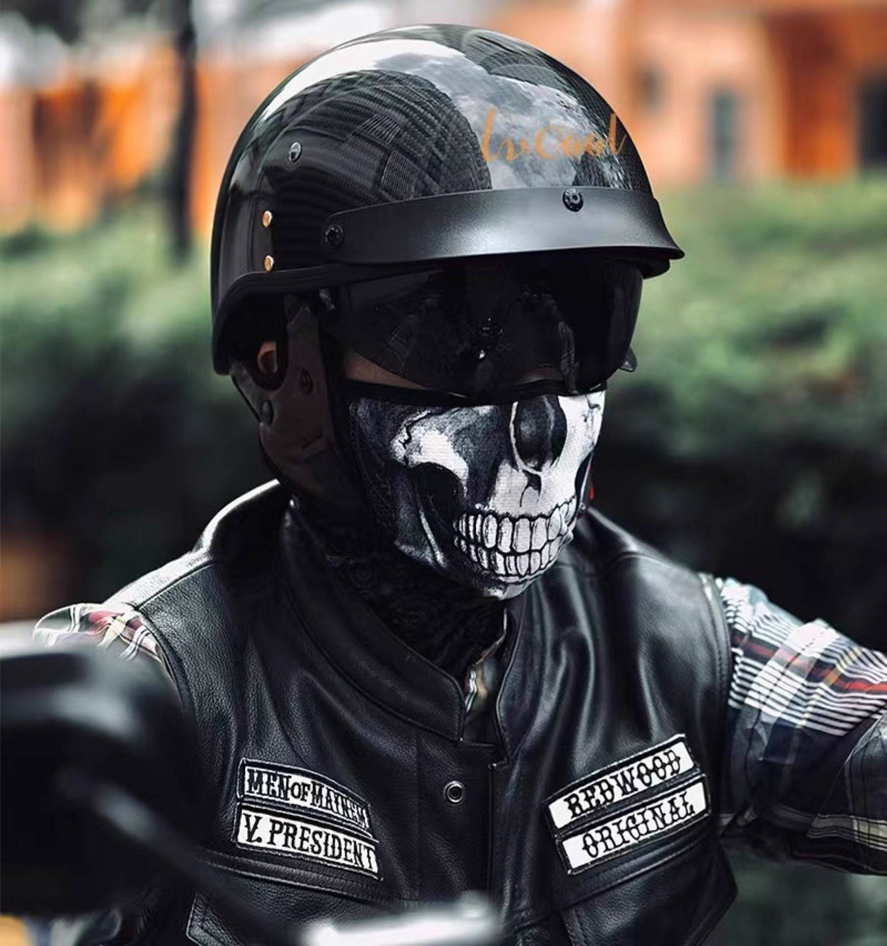 Foreign Trade Cross-Border Motorcycle Helmets, Retro Cruiser Half Helmets, Aliexpress, Amazon, Lei Electric Vehicle Helmets Wholesale