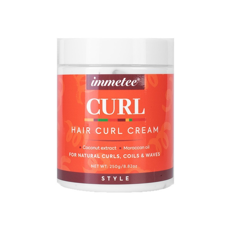 跨境immetee卷发霜 防毛躁保湿定型弹力素Hair Curl Cream|undefined