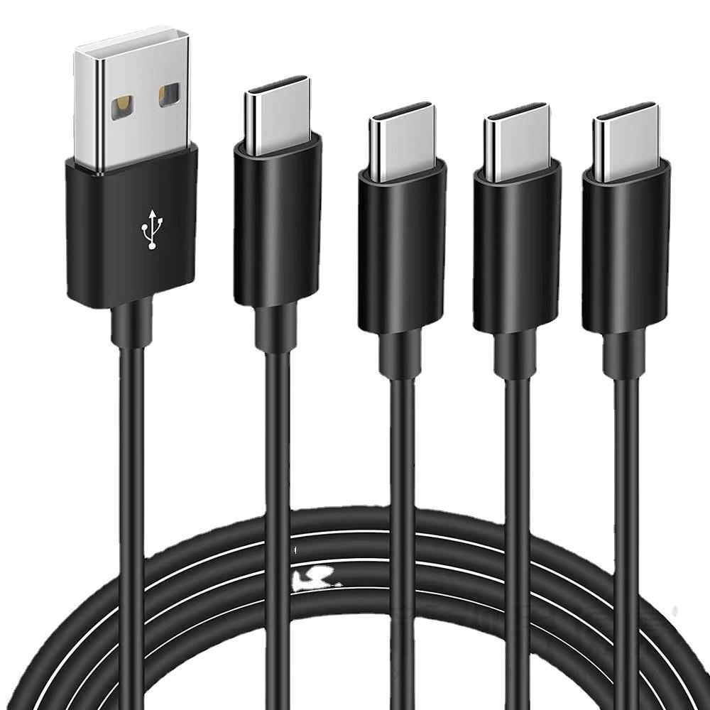 Factory direct one-to-four charging line 4 Android four-in-one data line four typec fast charging multi-head