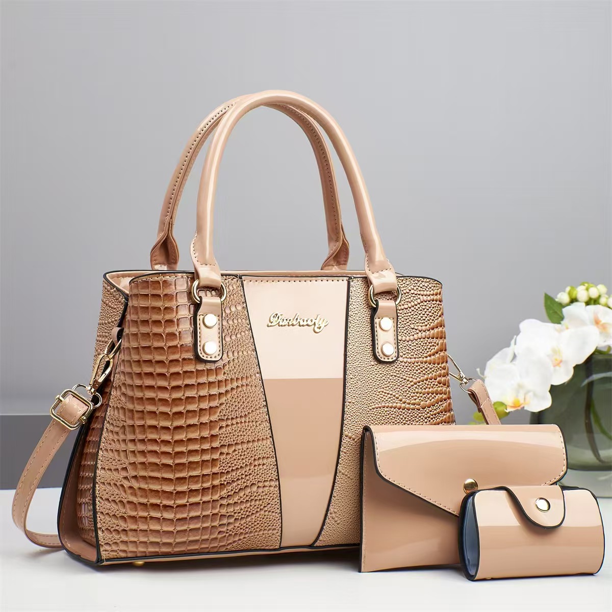 Bolso Tote de Hombro para Mujer de Poliuretano con Gran Capacidad para Uso Diario