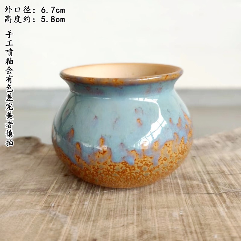 植木鉢の小さい新商品の缶のアイデアの磁器の缶の多い陶磁器の肉のミニ陶のレトロな家庭の陶磁器のたらいの園芸の太い新しいです。|undefined