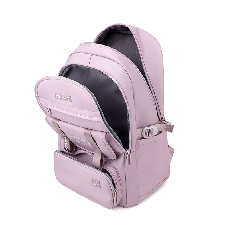 2023 nuevo estudiante de secundaria de alta calidad mochila simple estilo ins chica estudiante de secundaria mochila juvenil transfronteriza
