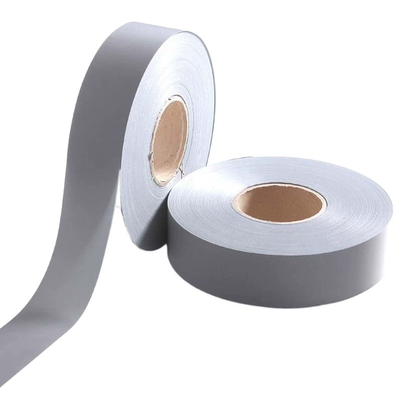 Фабрика собственн-маркетинга светоотражающие полосы выделить светоотражающие пояса Общее количество светоотражающие полосы кромки багаж Яркий серебряный светоотражающая ткань