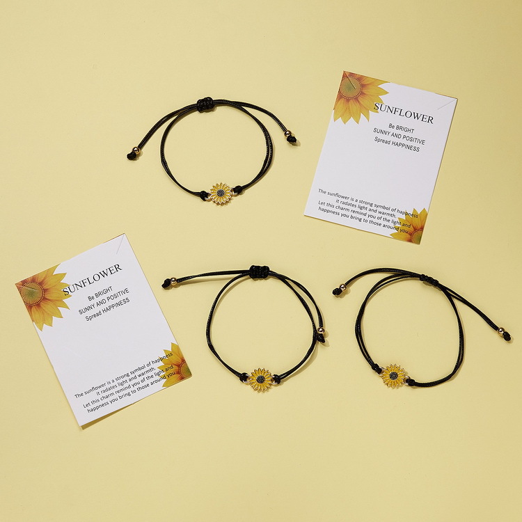 5g Weight Bracelets Classification 1 Piece, 1 Set Quantity Holiday, Street Occasion Alloy, rope Material Valentine'S Day Festival Flower Pattern Women's Gender Elegant Style Elegant Flower Alloy Rope Valentine's Day Women's Bracelets 5